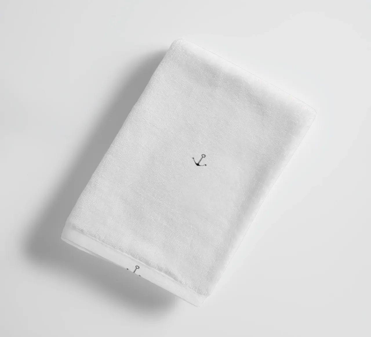 Anchor Pattern towel by Sandra De Leon