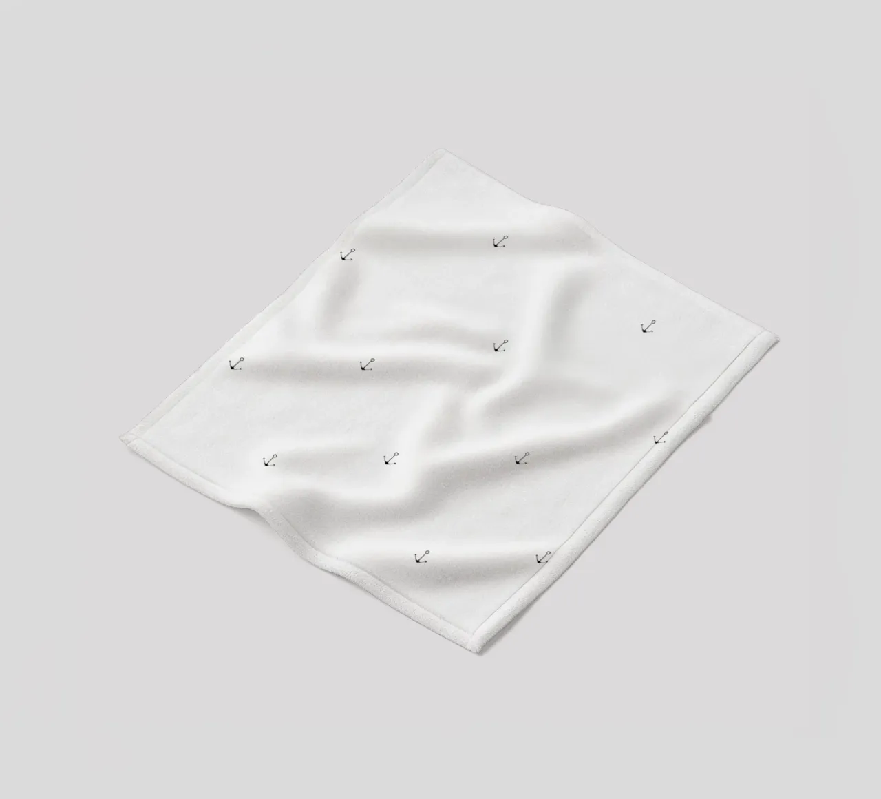 Anchor Pattern Fleecedecke von Sandra De Leon