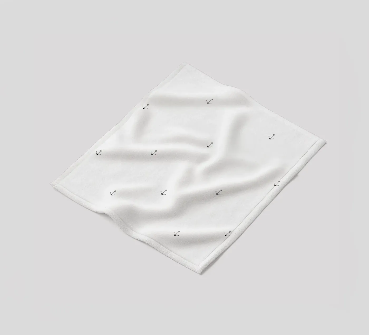 Anchor Pattern Fleecedecke von Sandra De Leon