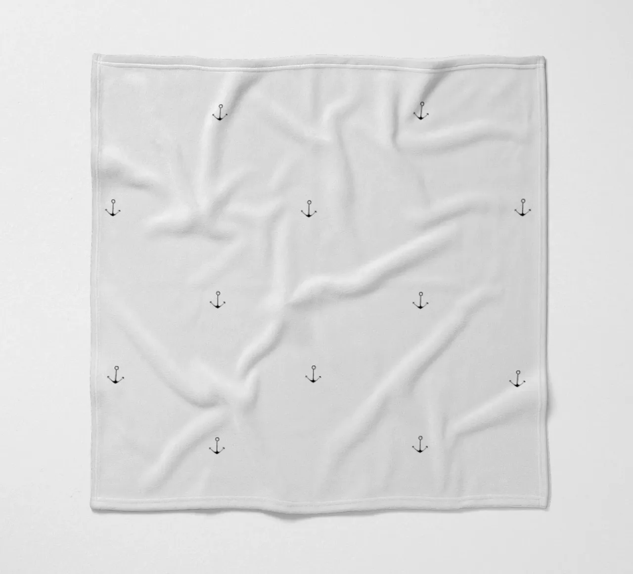 Anchor Pattern Fleecedecke von Sandra De Leon