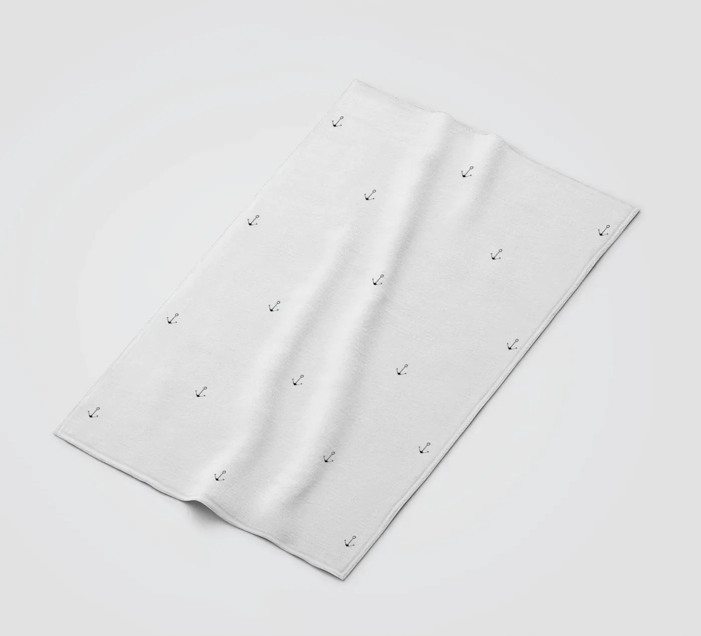 Anchor Pattern Fleecedecke von Sandra De Leon