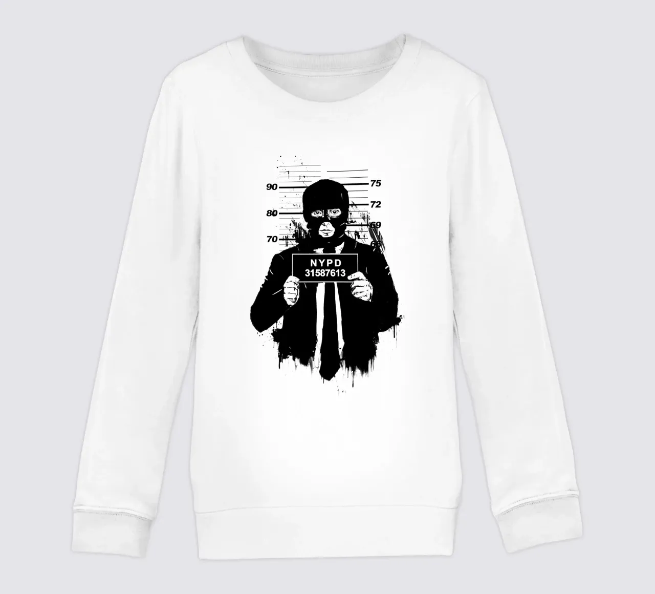Mugshot Kinder Sweatshirt von Balazs Solti