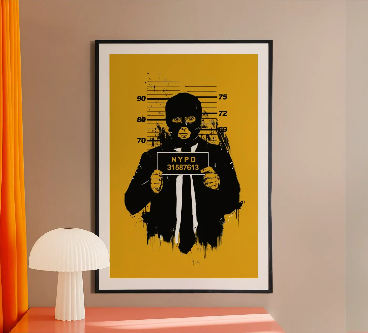 Mugshot poster by Balazs Solti