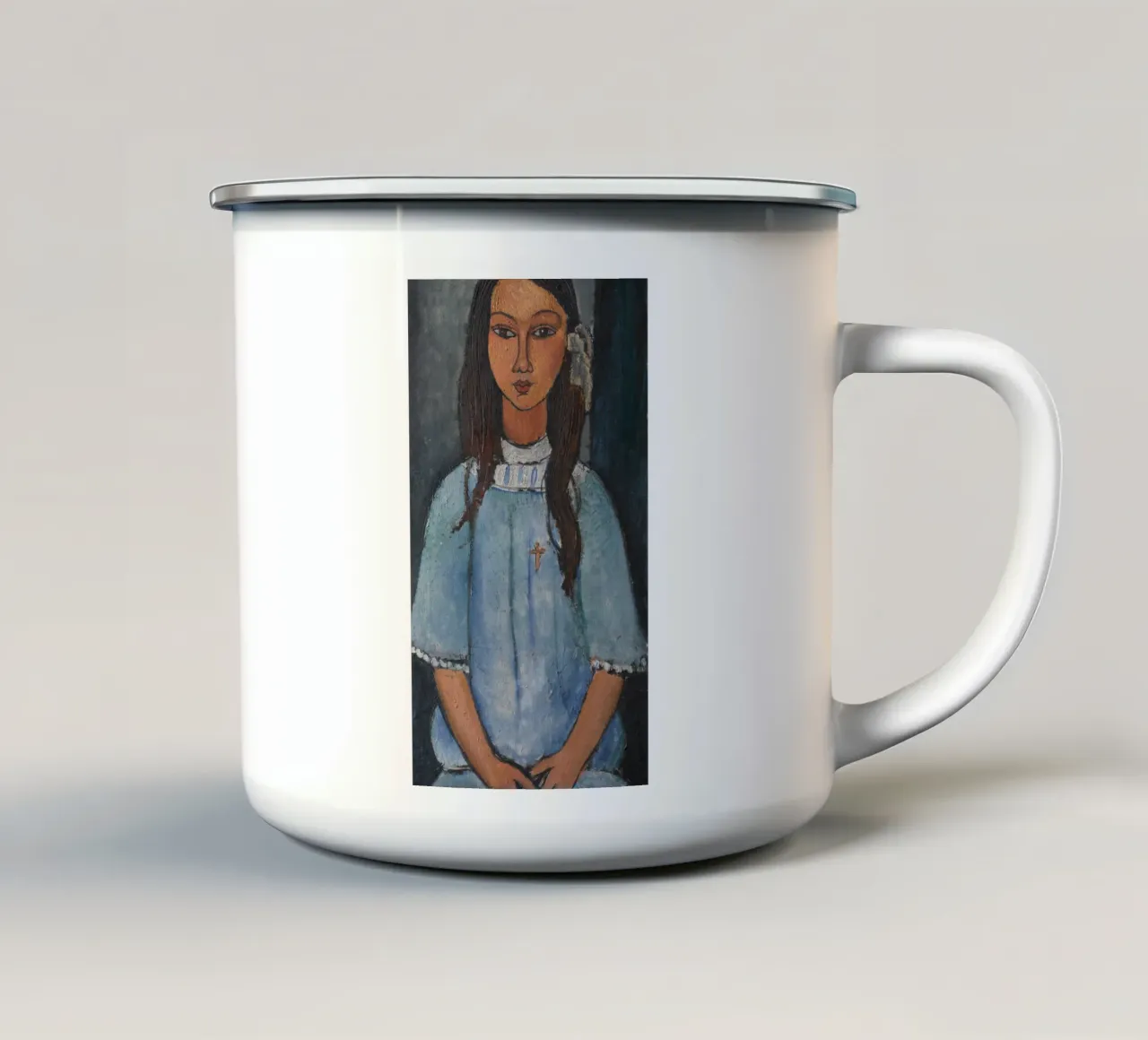 Amedeo Modigliani - Alice tazza in smalto da Timeless Artworks