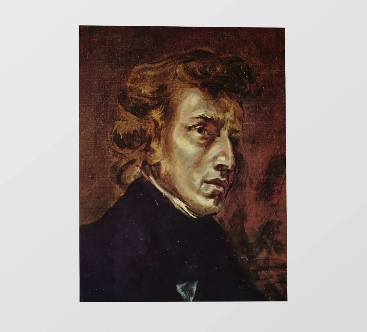 The Portrait of Frédéric Chopin backlit film by Timeless Artworks