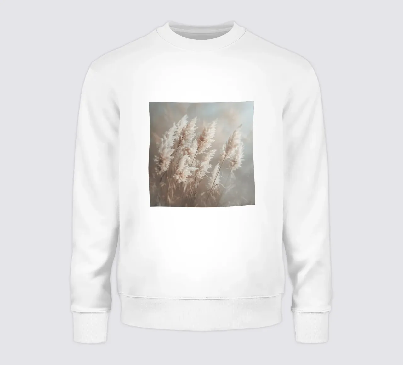 Pampas grass dreams sweatshirt by Carinaprint