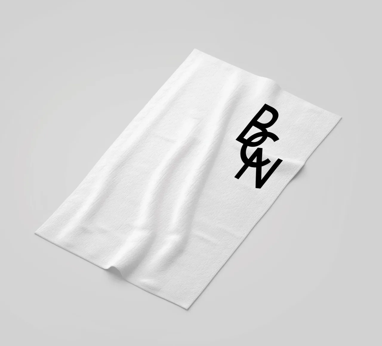 BCN logo beach towel by Asobōze