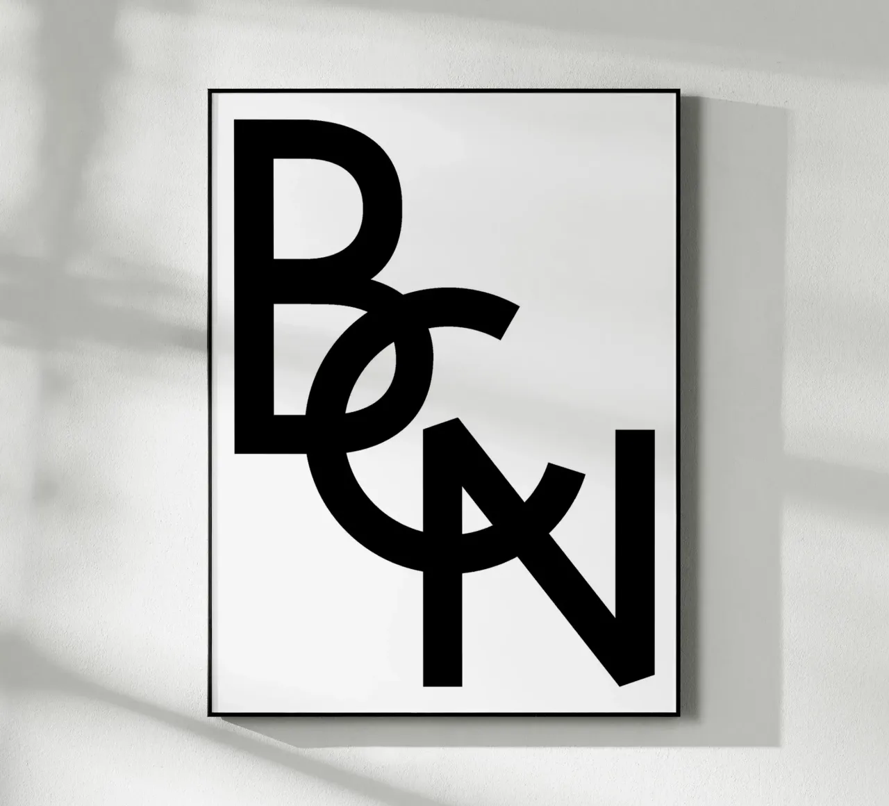 BCN logo plexiglass da Asobōze