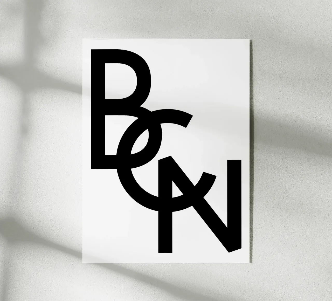 BCN logo plexiglass da Asobōze