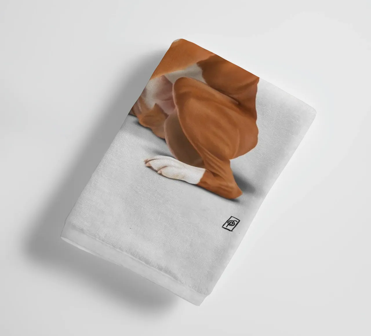 The Boxer (Wordless) asciugamano da bagno da Rob Art | Illustration