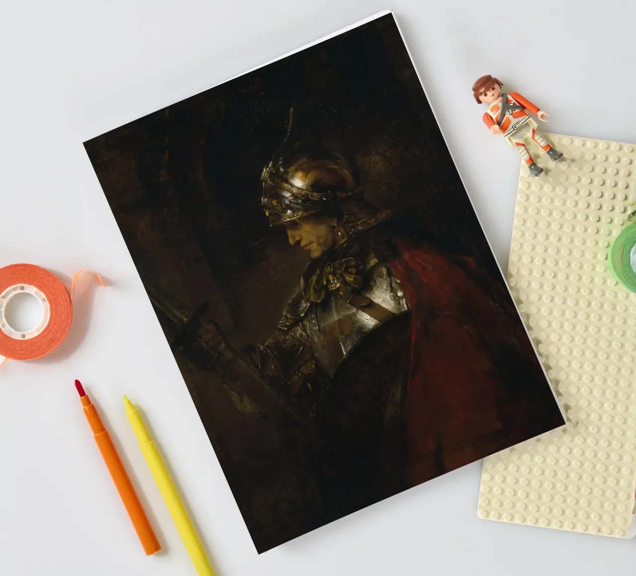 Rembrandt - Man in Armour notebook by Timeless Artworks