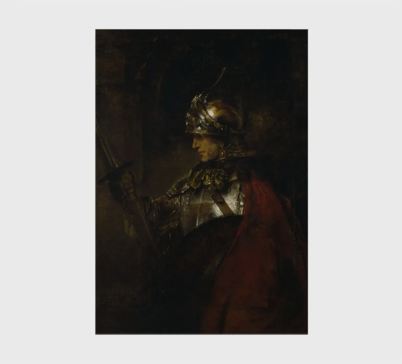 Rembrandt - Man in Armour notebook by Timeless Artworks