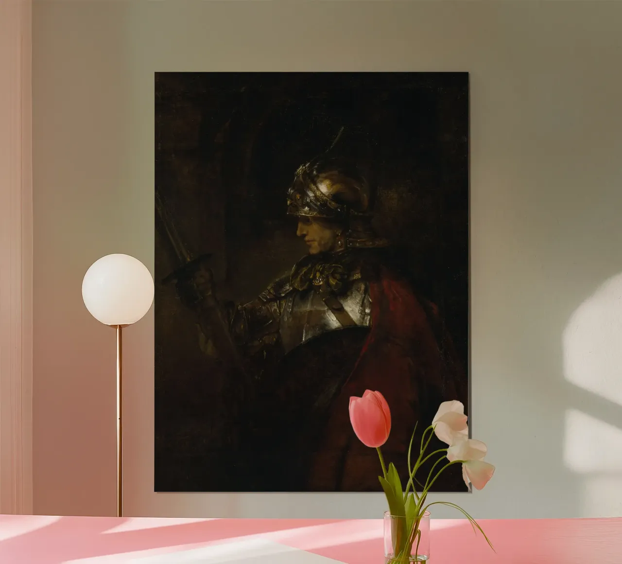 Rembrandt - Uomo in armatura carta hahnemühle da Timeless Artworks