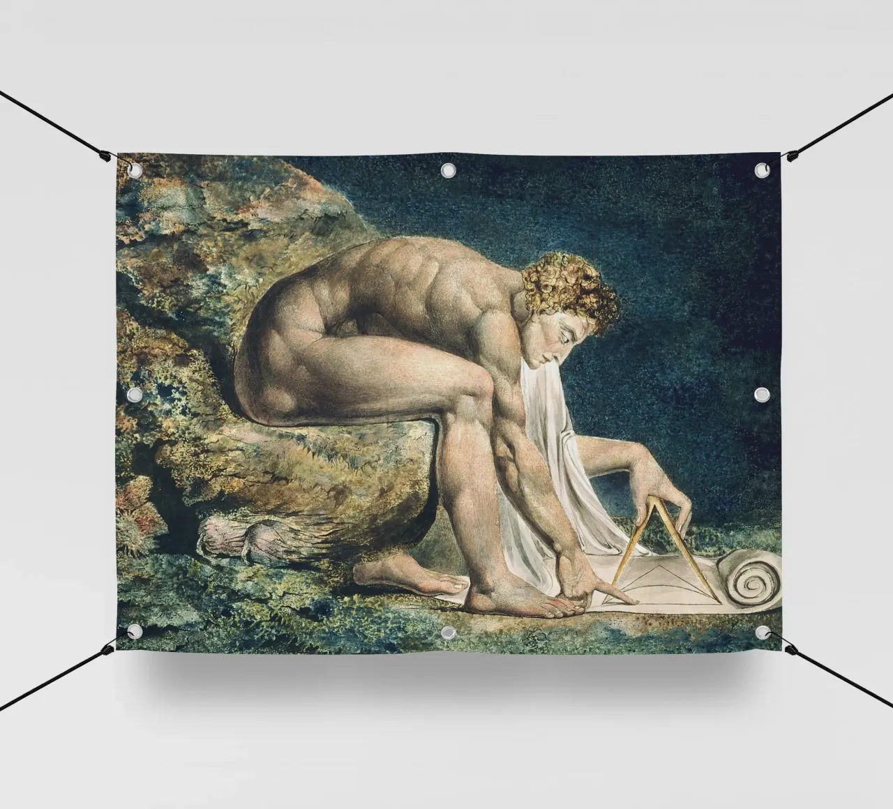 William Blake - Newton telo in pvc da Timeless Artworks