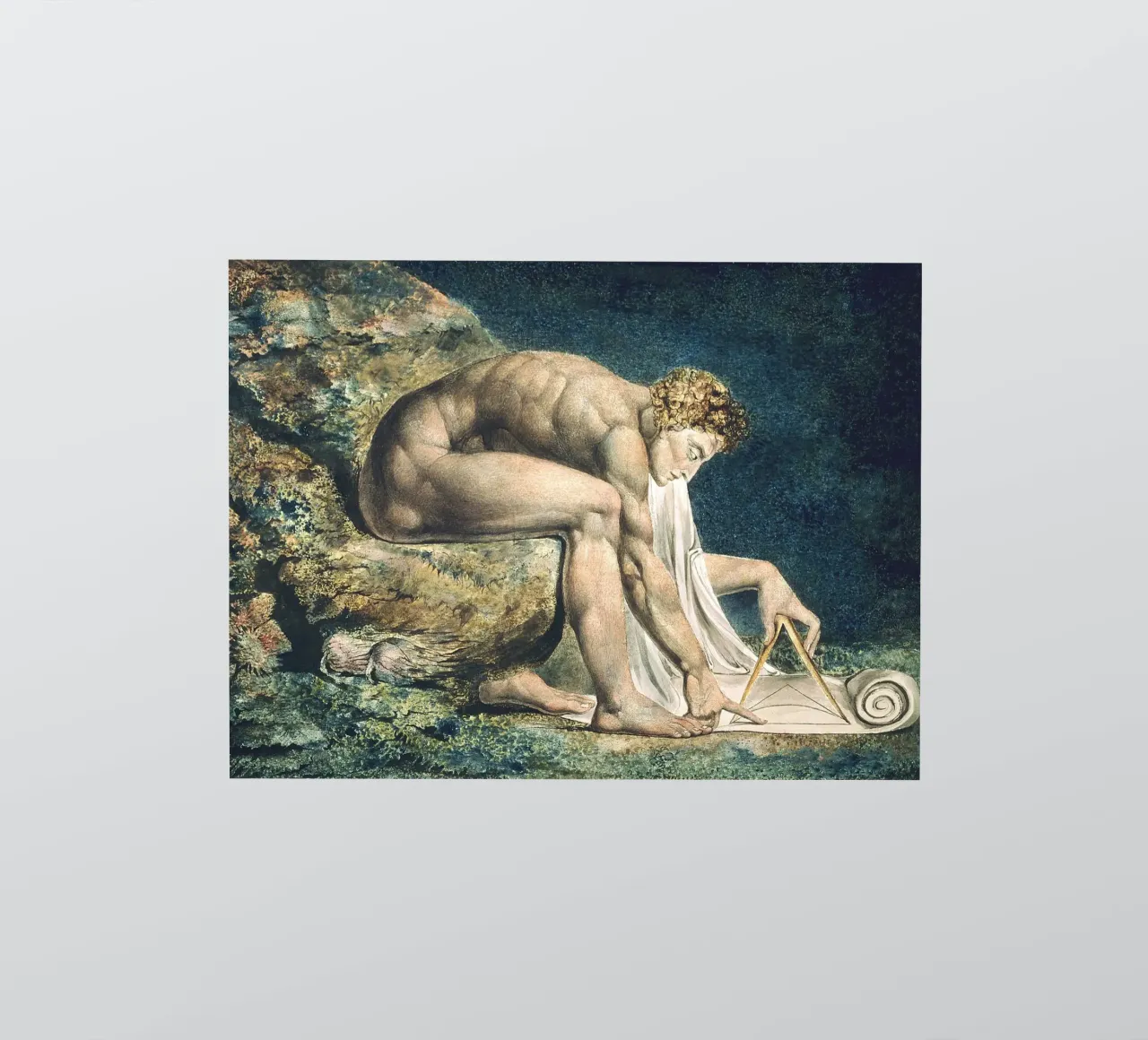 William Blake - Newton adesivo da Timeless Artworks