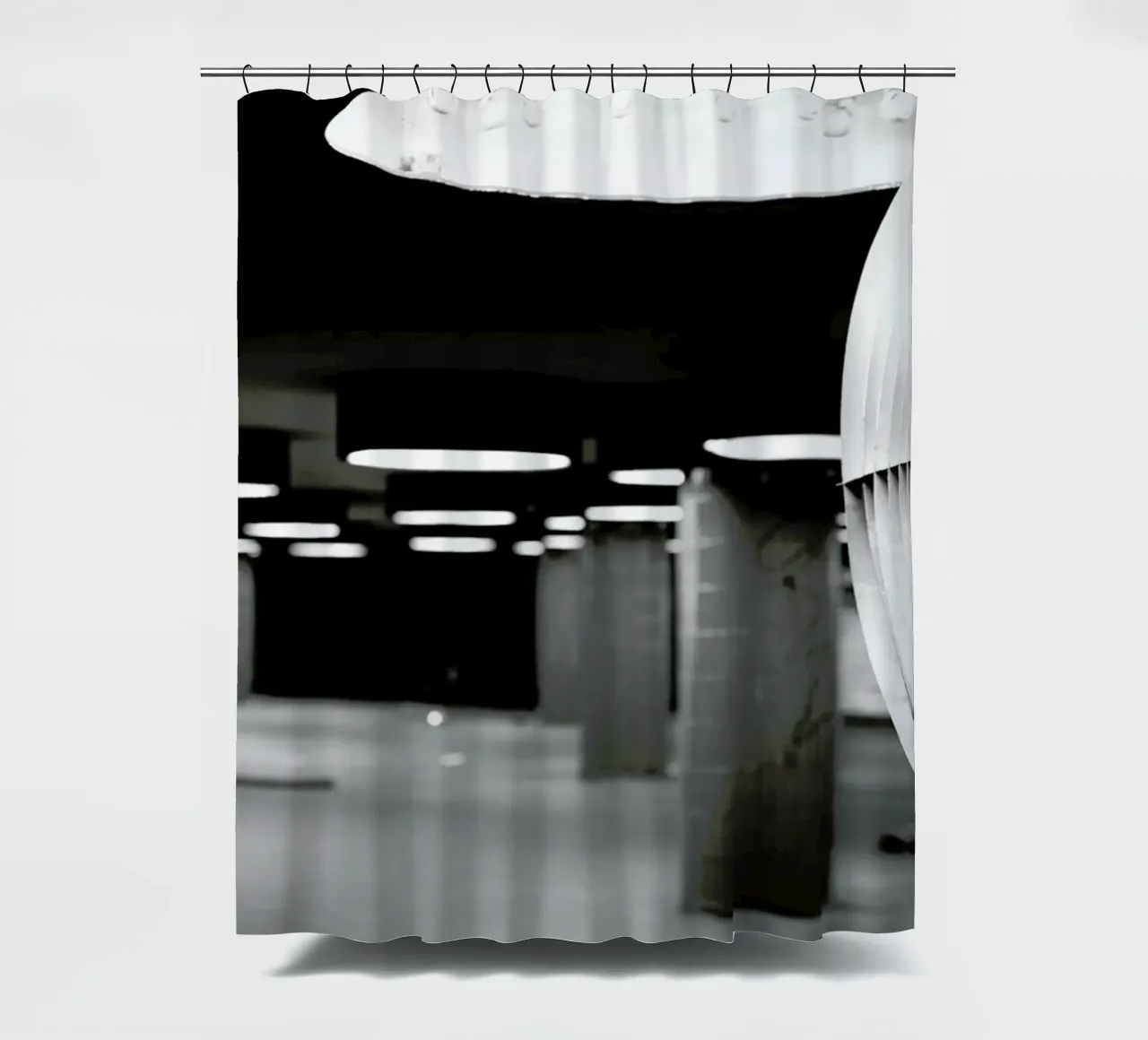 Who let the light out? tenda da doccia da Efacts Photography