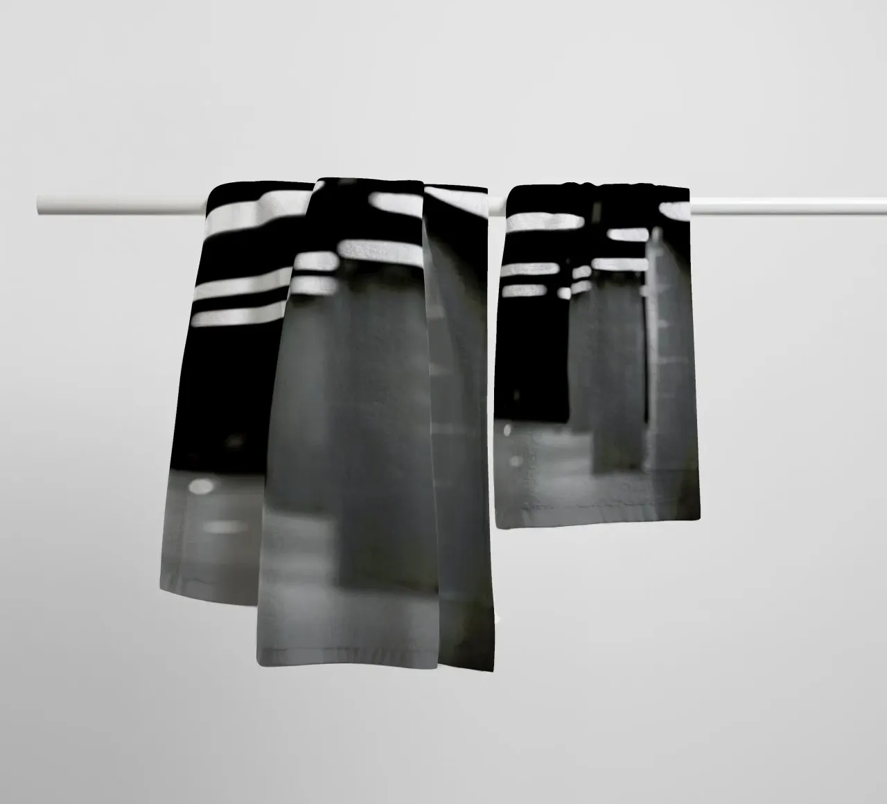 Who let the light out? asciugamano da bagno da Efacts Photography