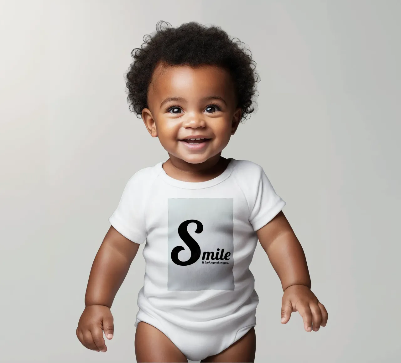 Smile body neonato maniche corte da Froilein Juno