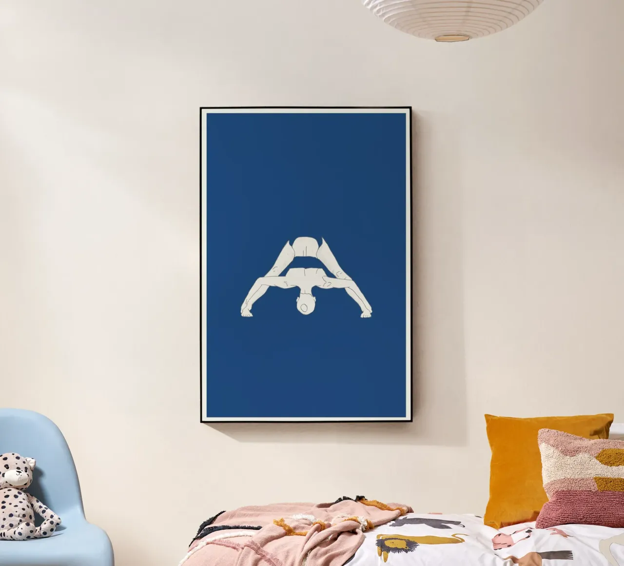 Yoga Practice 4 plexiglass da Sandra De Leon