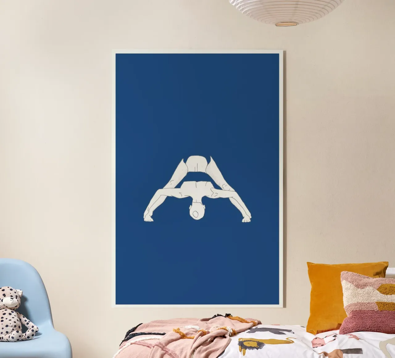 Yoga Practice 4 plexiglass da Sandra De Leon