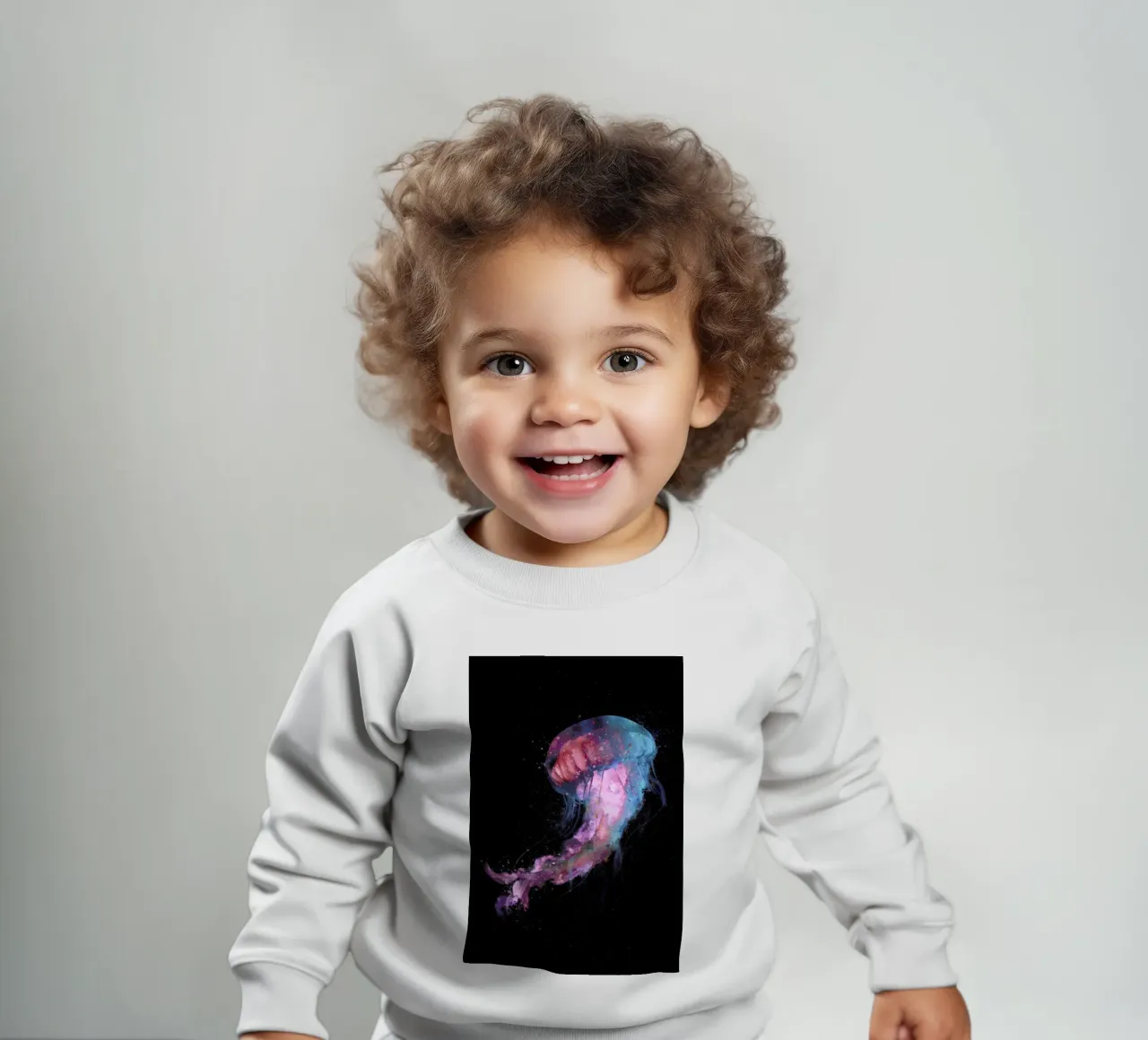 Space Jelly baby sweatshirt by Dániel Taylor