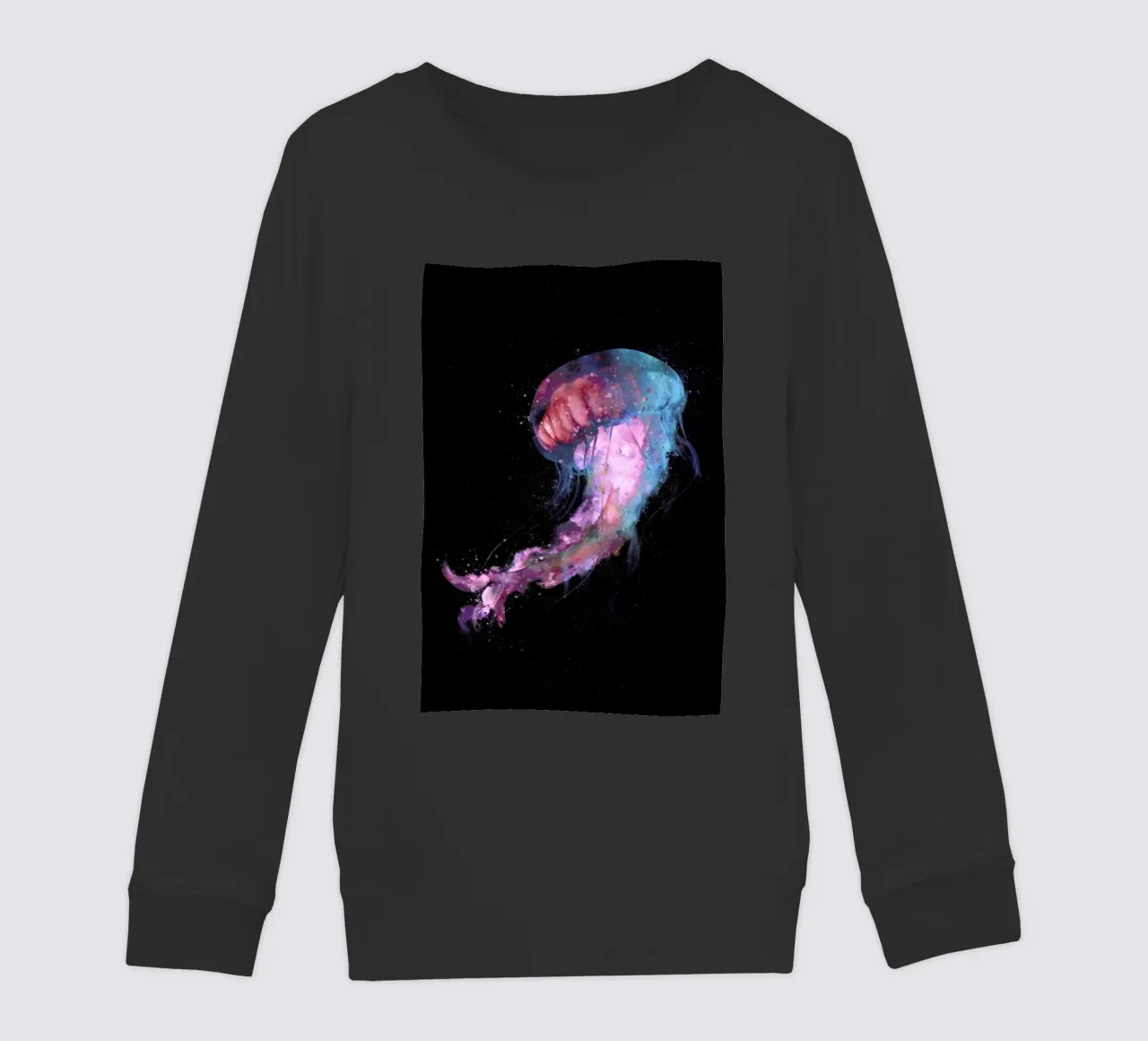 Space Jelly kids sweatshirt by Dániel Taylor