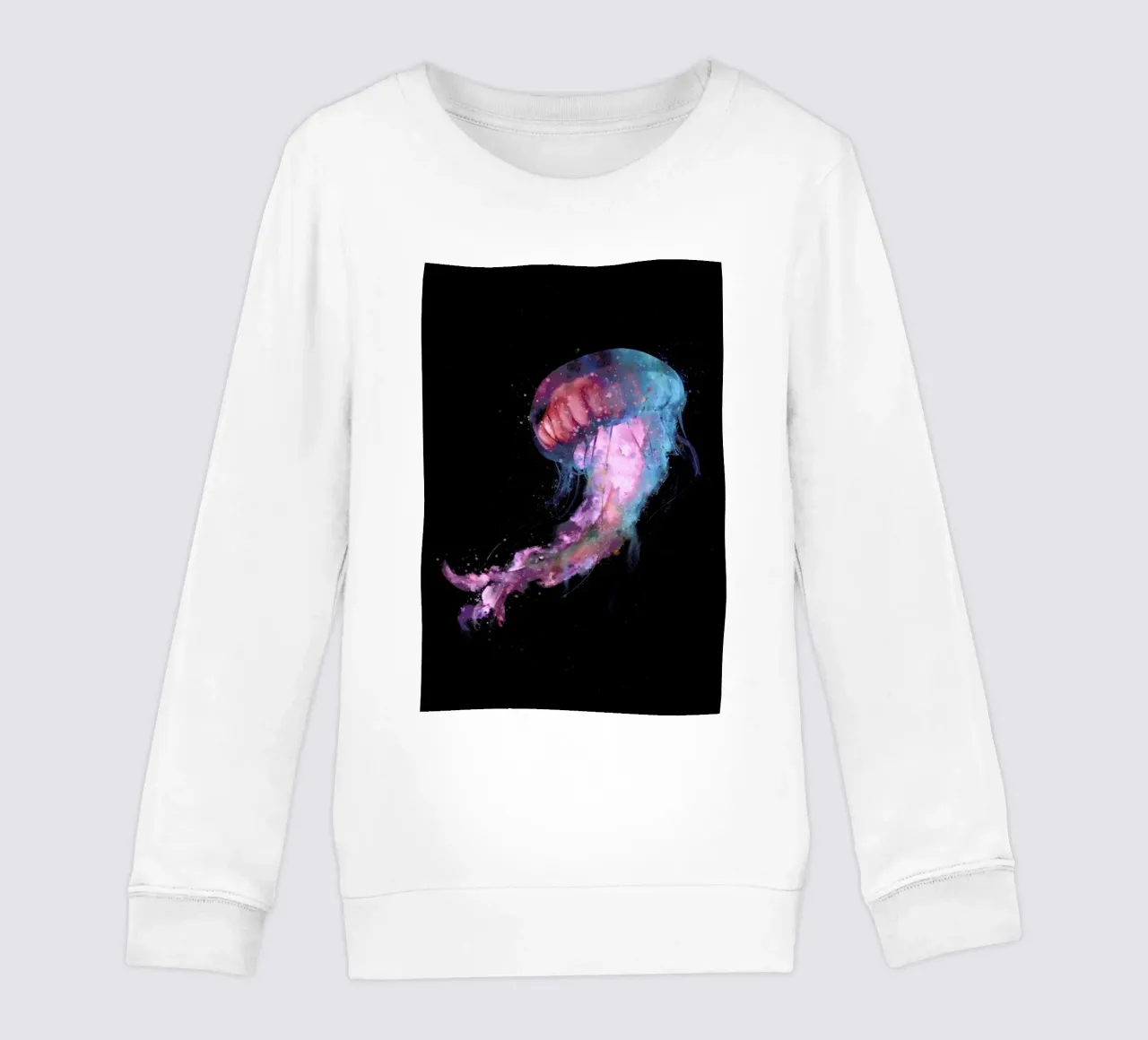 Space Jelly kids sweatshirt by Dániel Taylor