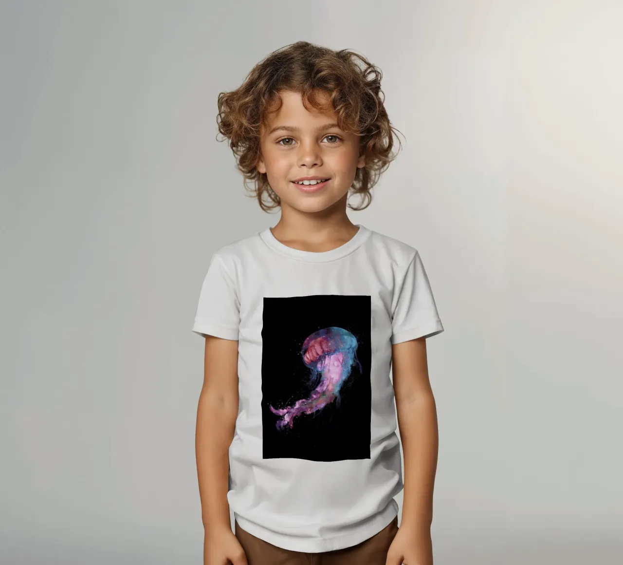 Space Jelly kids t-shirt by Dániel Taylor