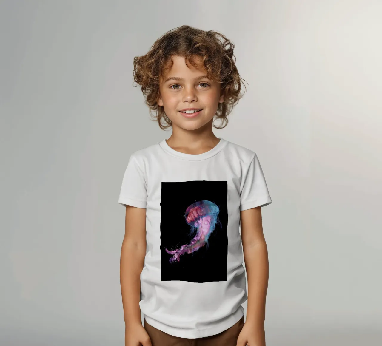 Space Jelly kids t-shirt by Dániel Taylor