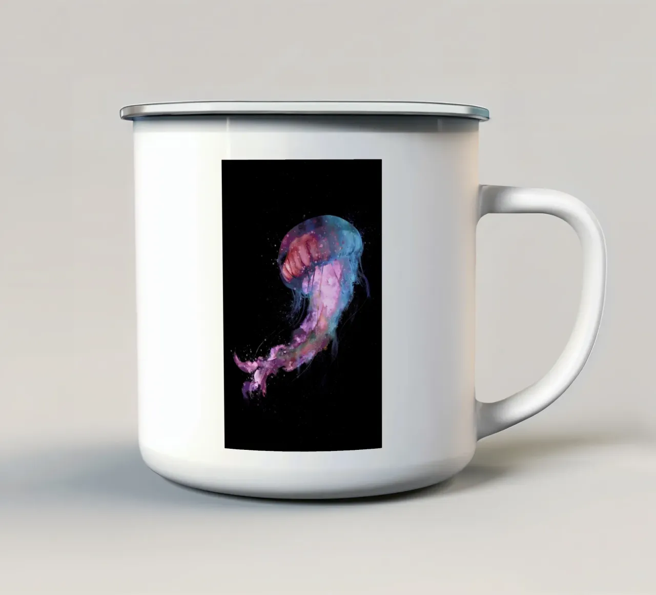 Space Jelly tazza in smalto da Dániel Taylor