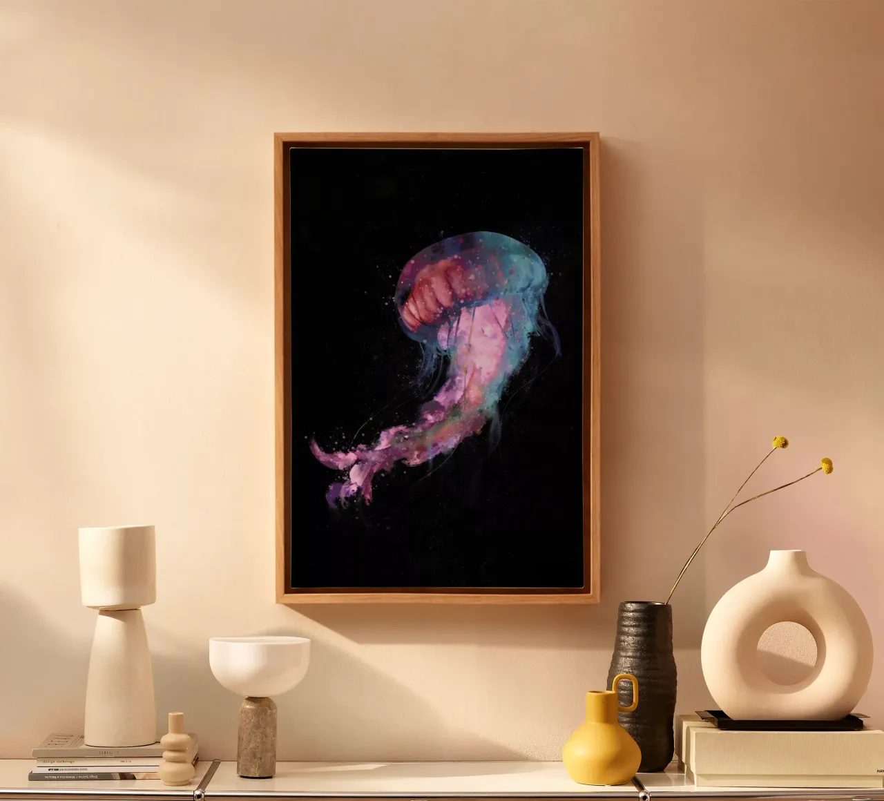 Space Jelly canvas by Dániel Taylor