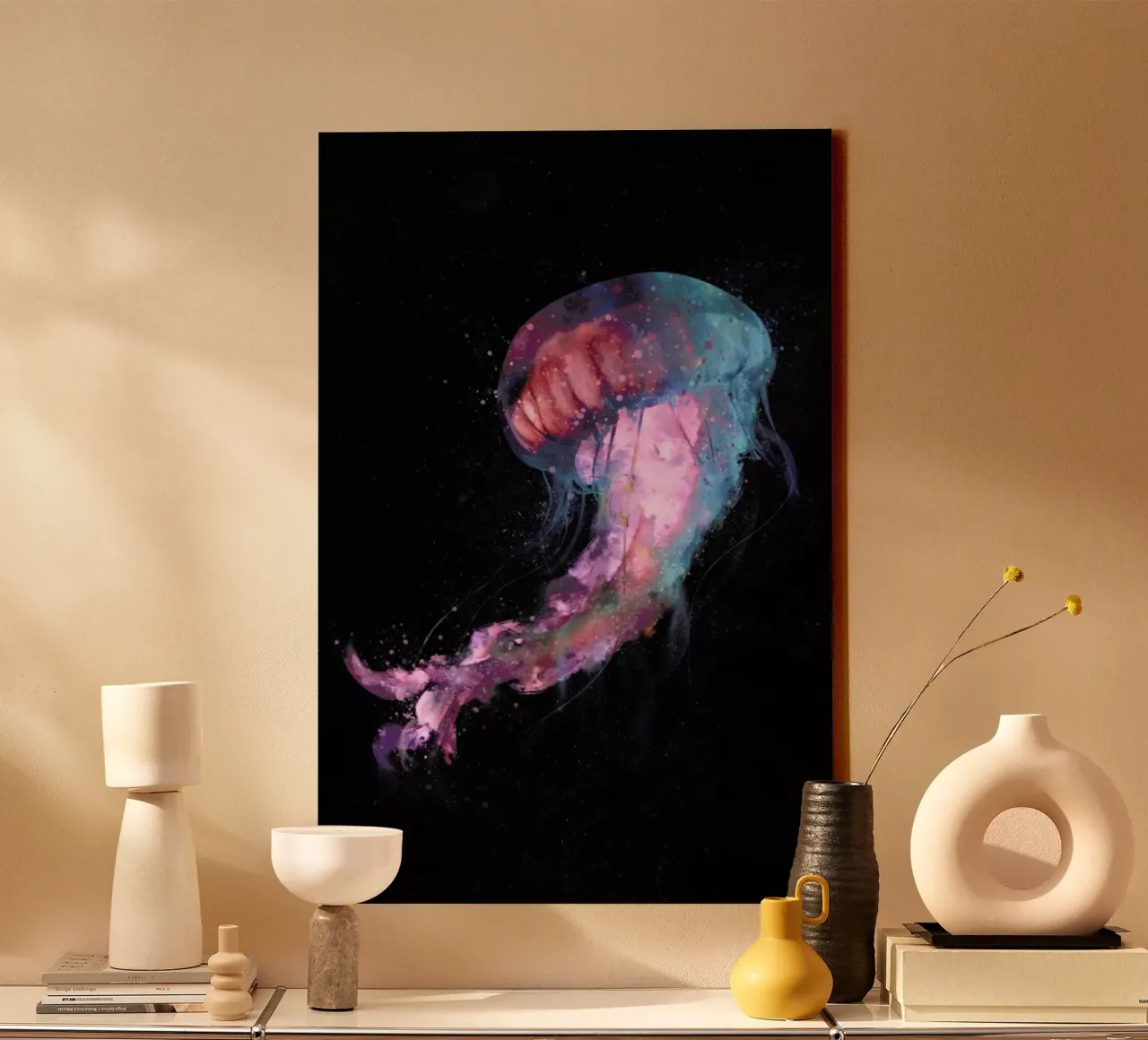 Space Jelly canvas by Dániel Taylor
