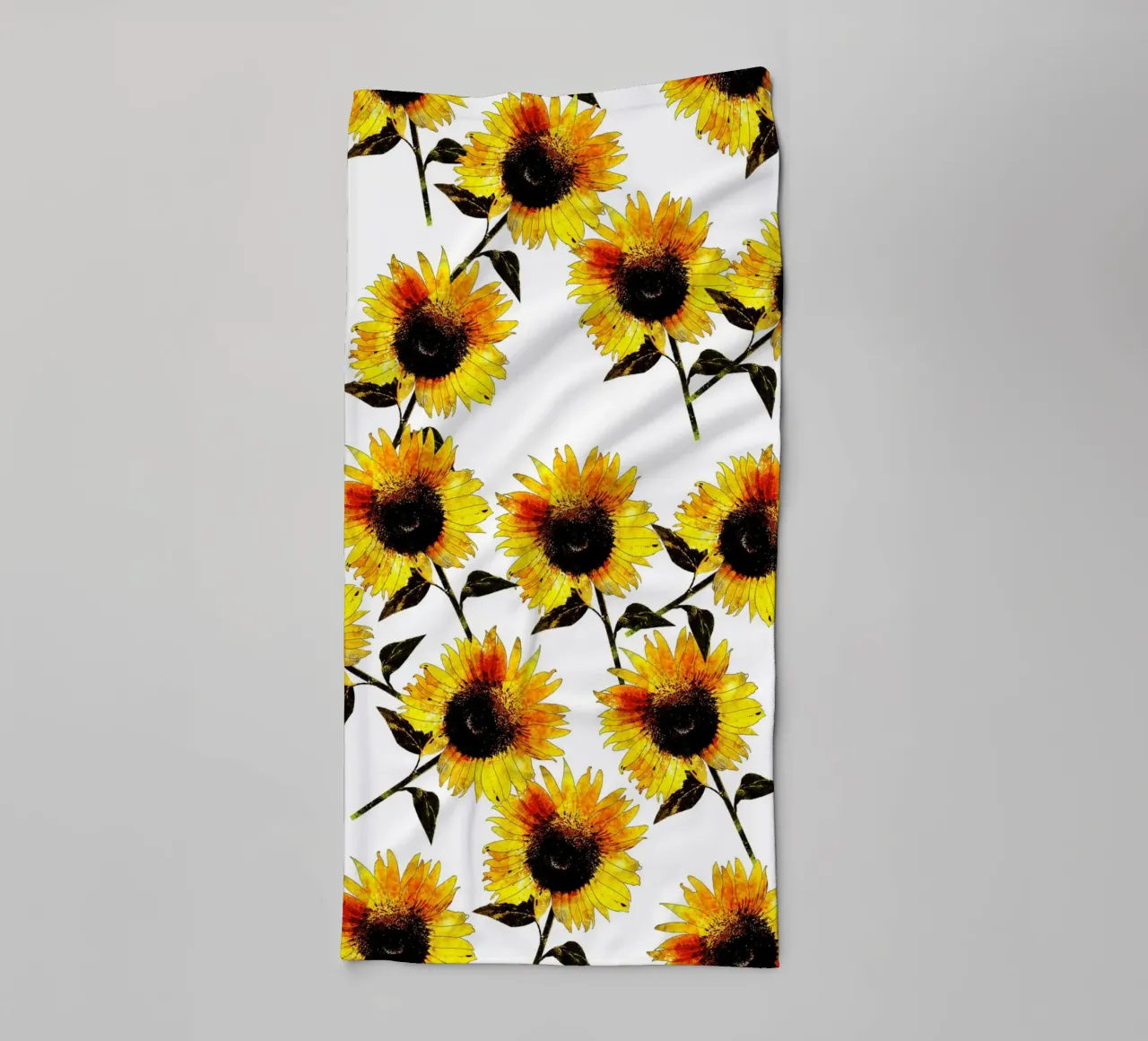 Motivo dei fiori del sole asciugamano da bagno da berwies design