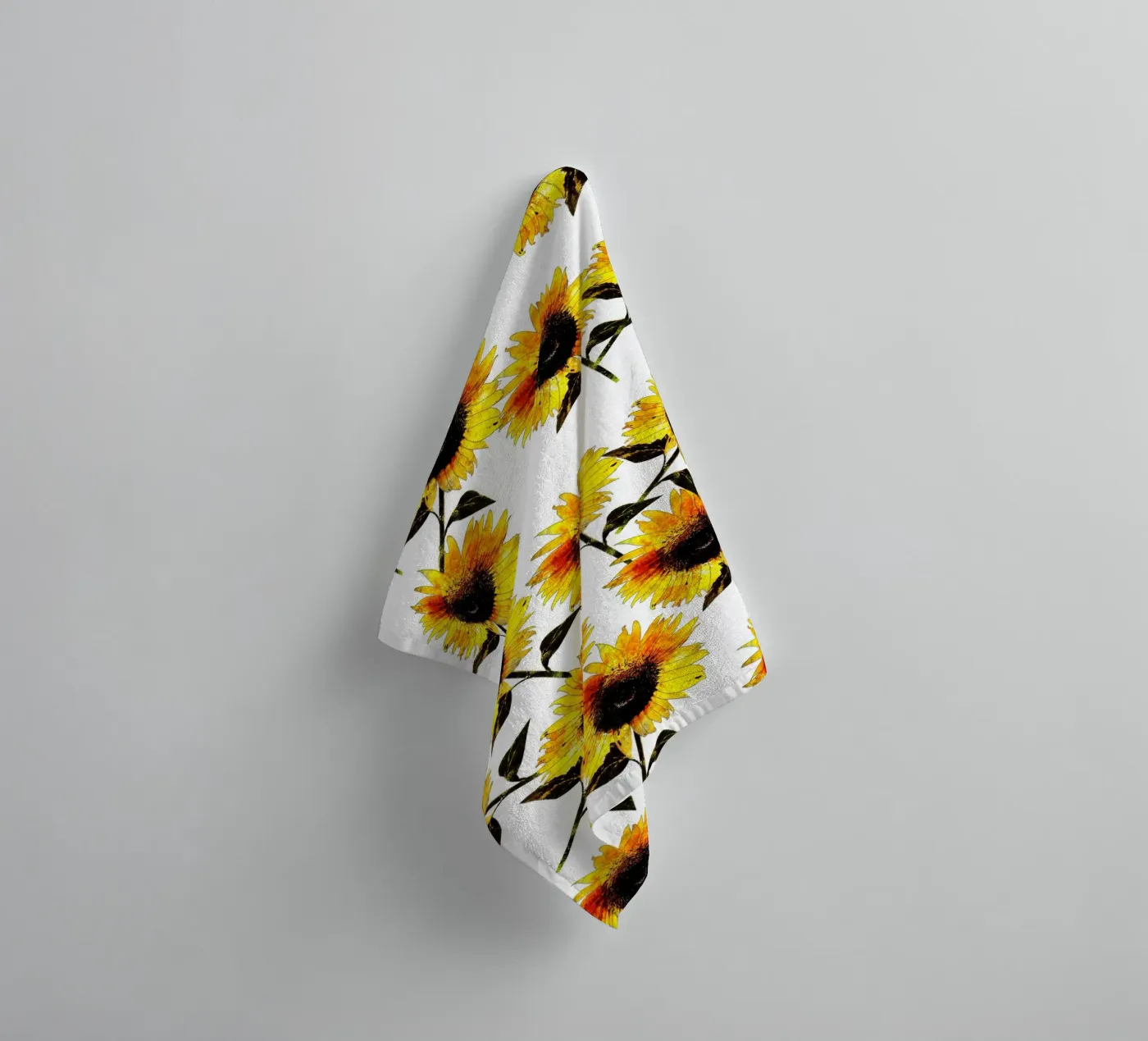 Sun Flowers Pattern towel by berwies design