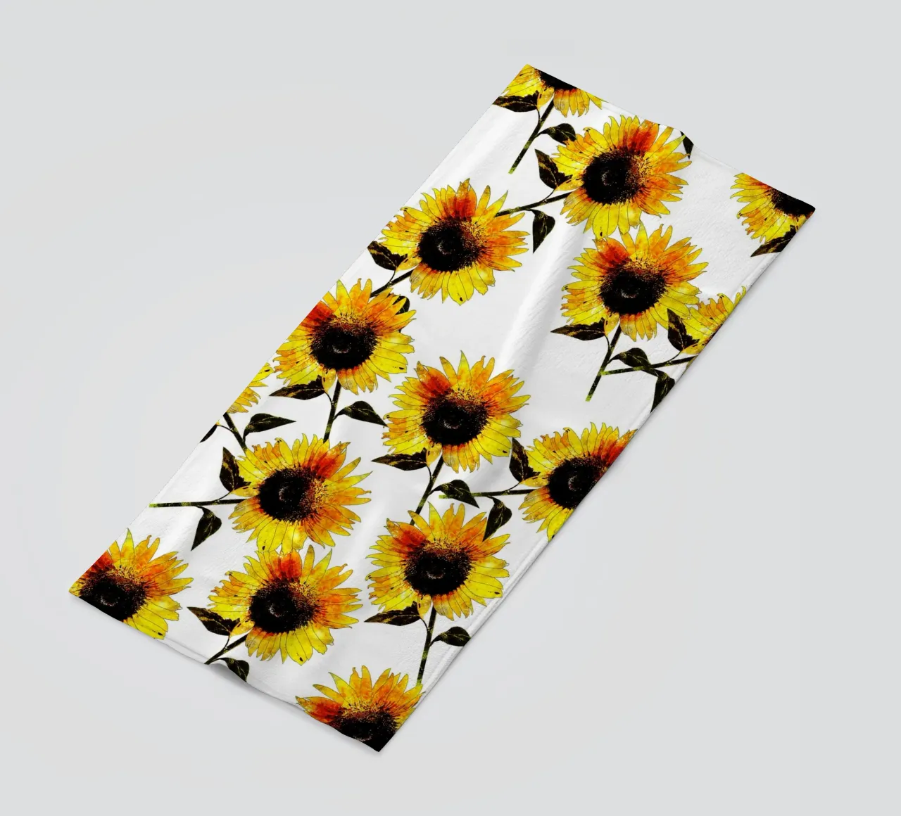 Sun Flowers Pattern beach towel by berwies design
