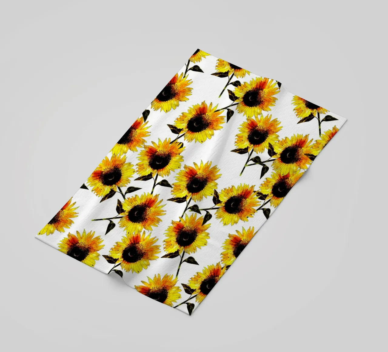 Sun Flowers Pattern beach towel by berwies design
