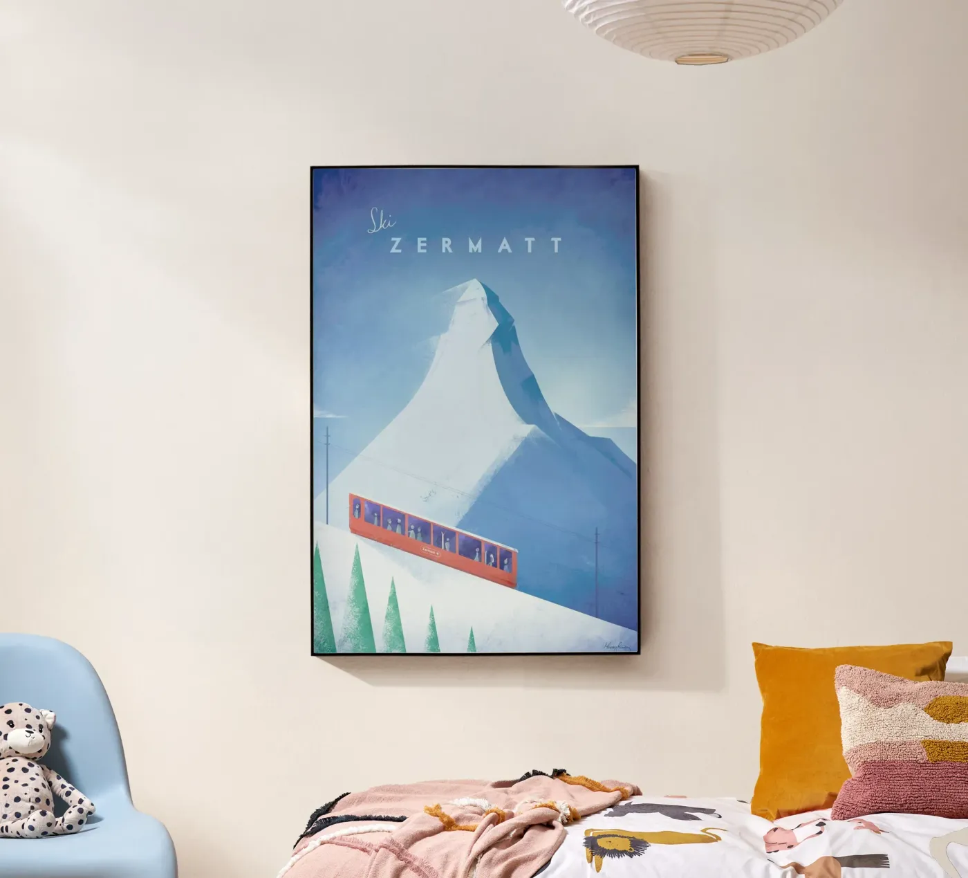 Zermatt Acryl-Glas von Henry Rivers