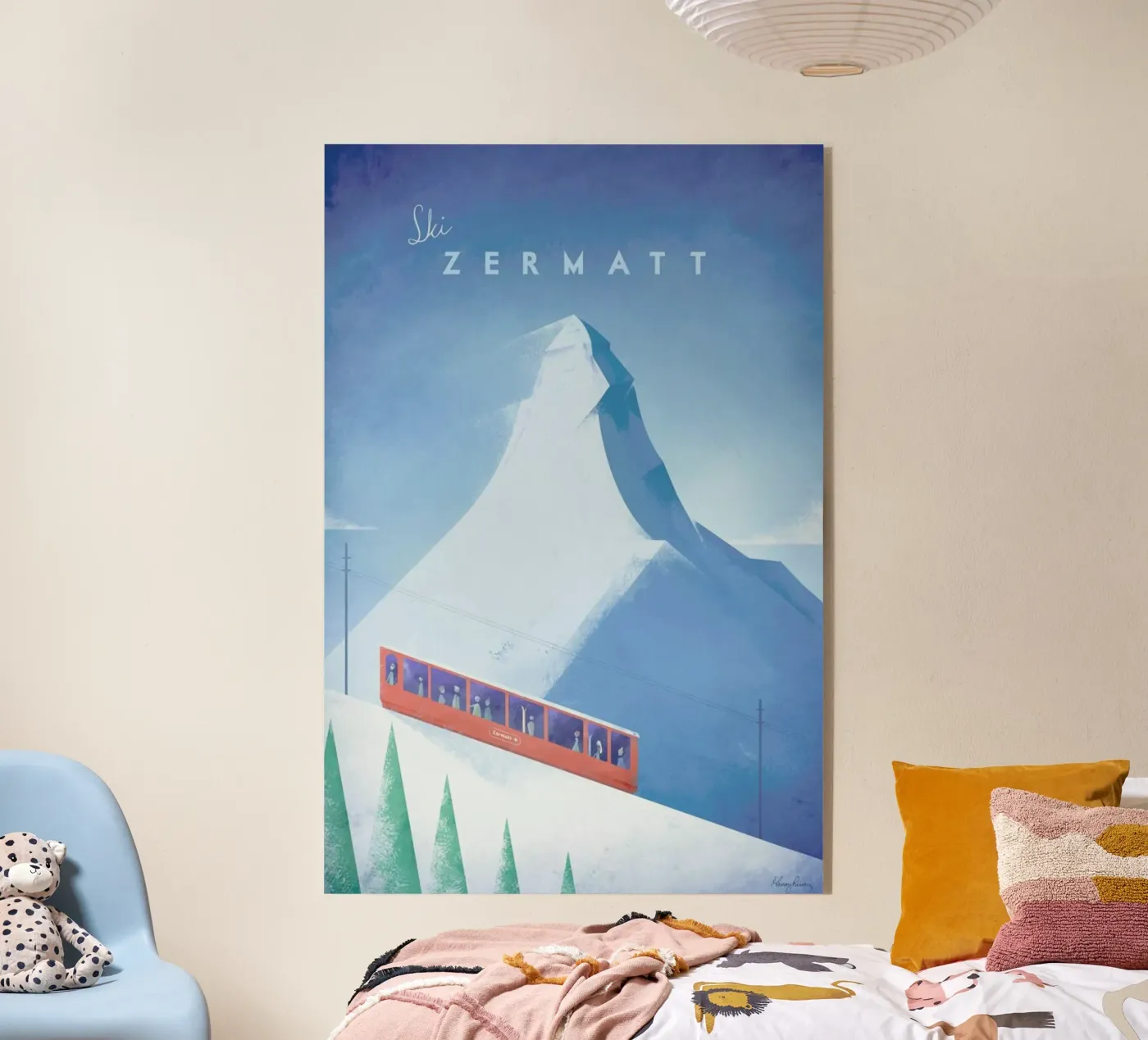 Zermatt Acryl-Glas von Henry Rivers