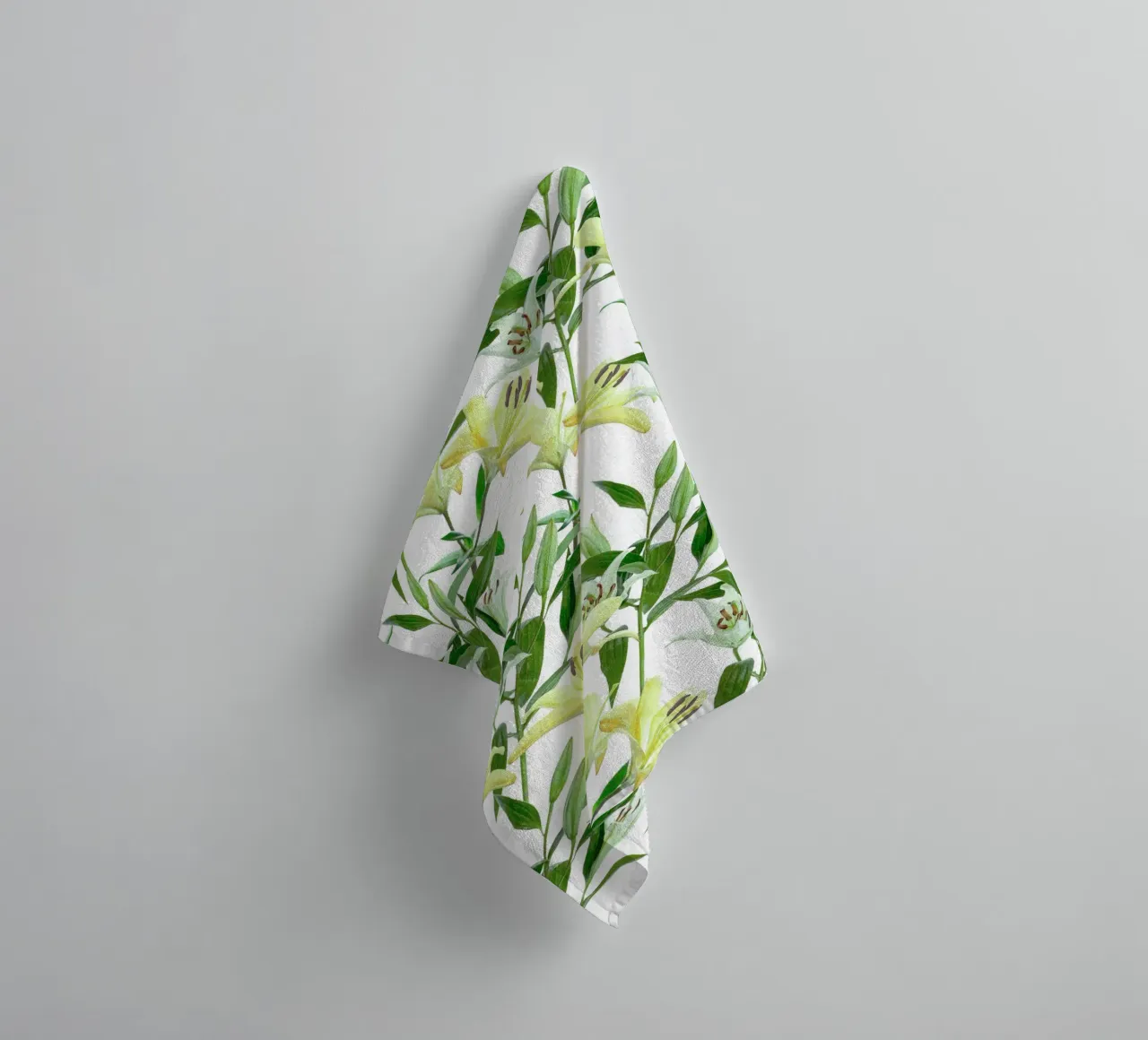 Golden Lily Symphony towel by berwies design