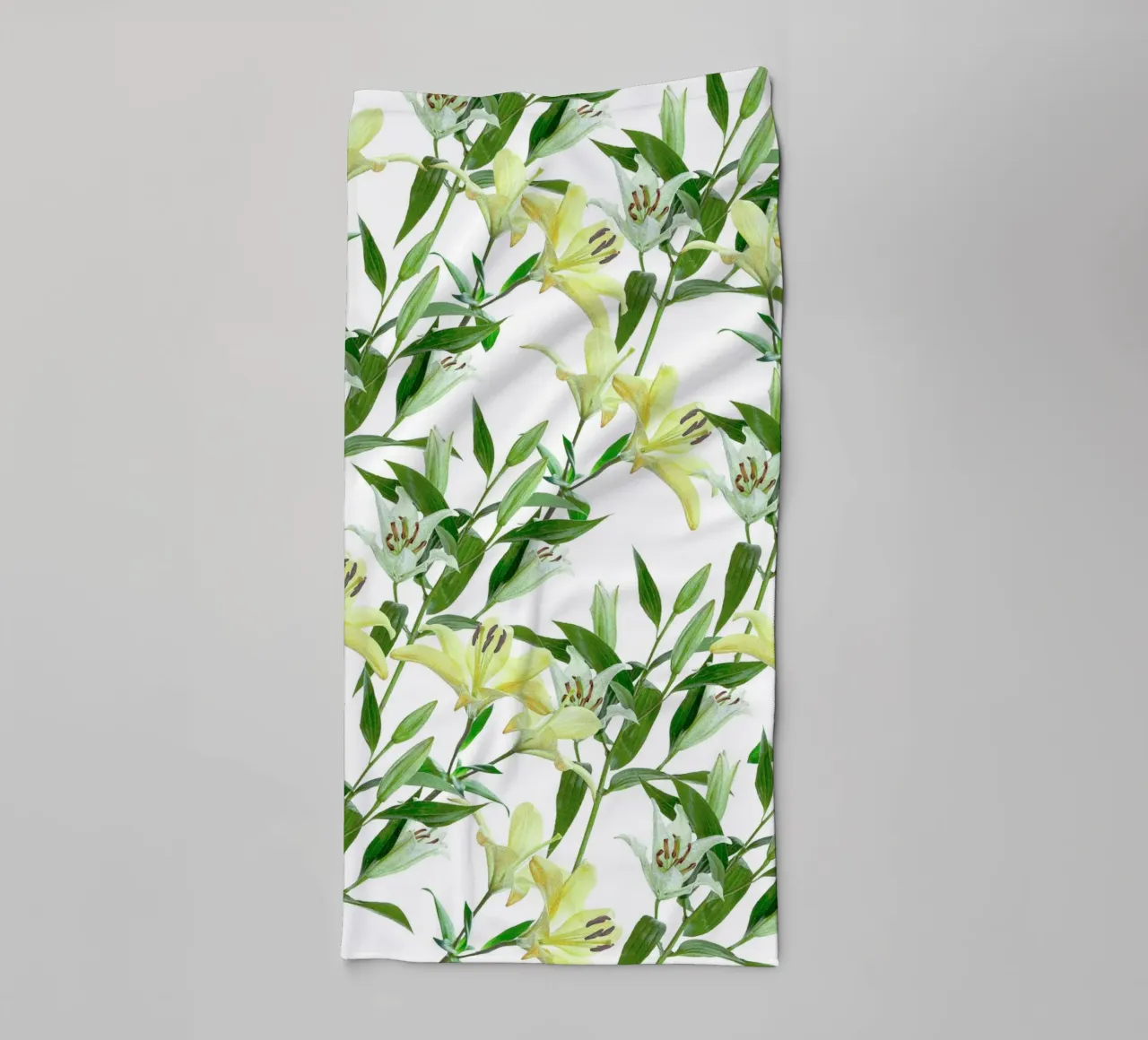 Golden Lily Symphony towel by berwies design