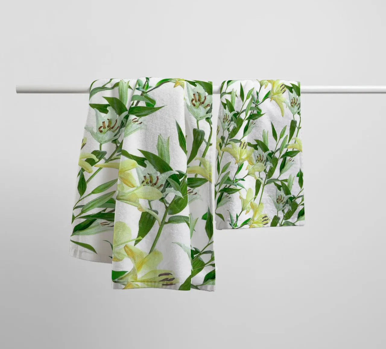 Golden Lily Symphony towel by berwies design