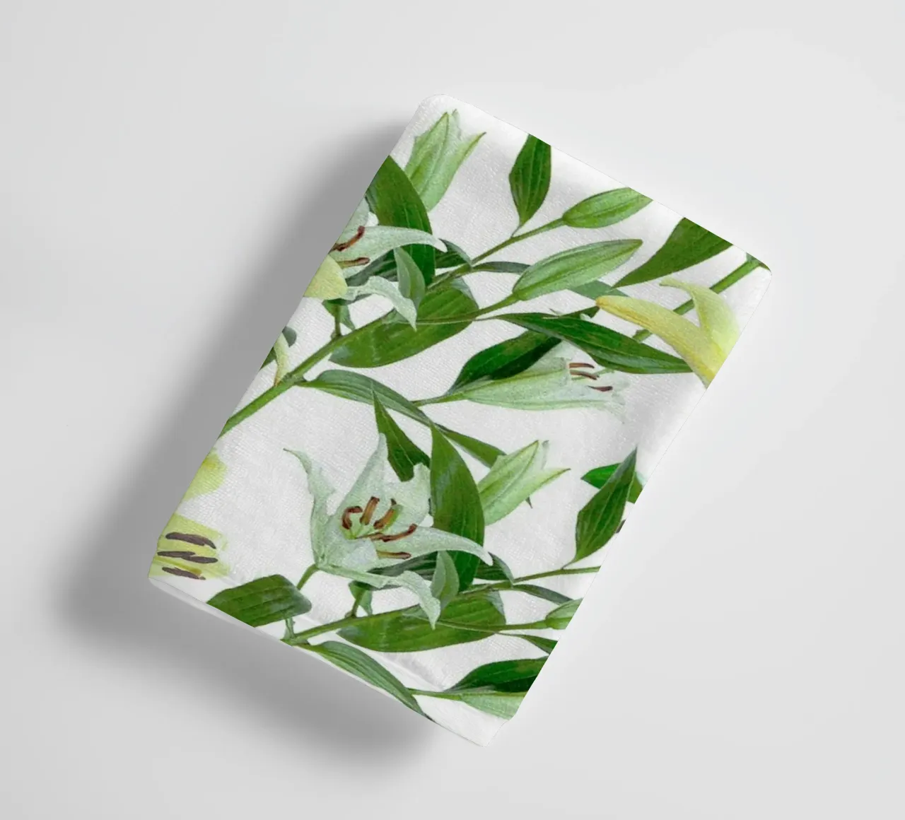 Golden Lily Symphony towel by berwies design