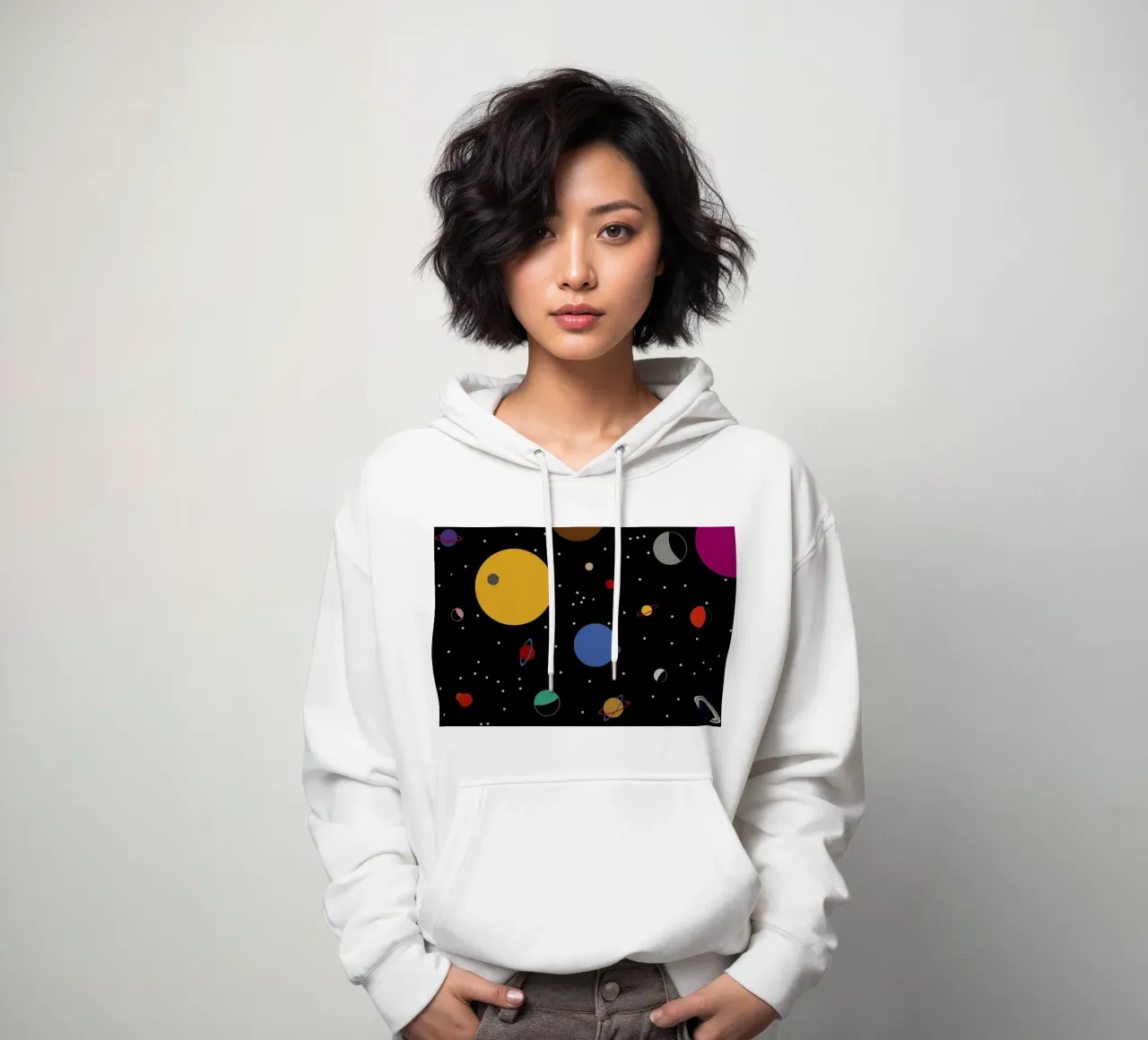 Outer Space felpa con cappuccio da Rosi Feist