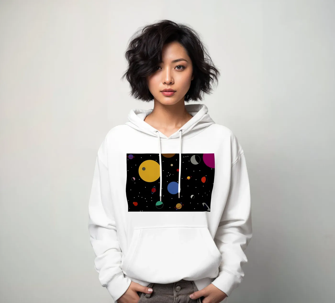 Outer Space felpa con cappuccio da Rosi Feist