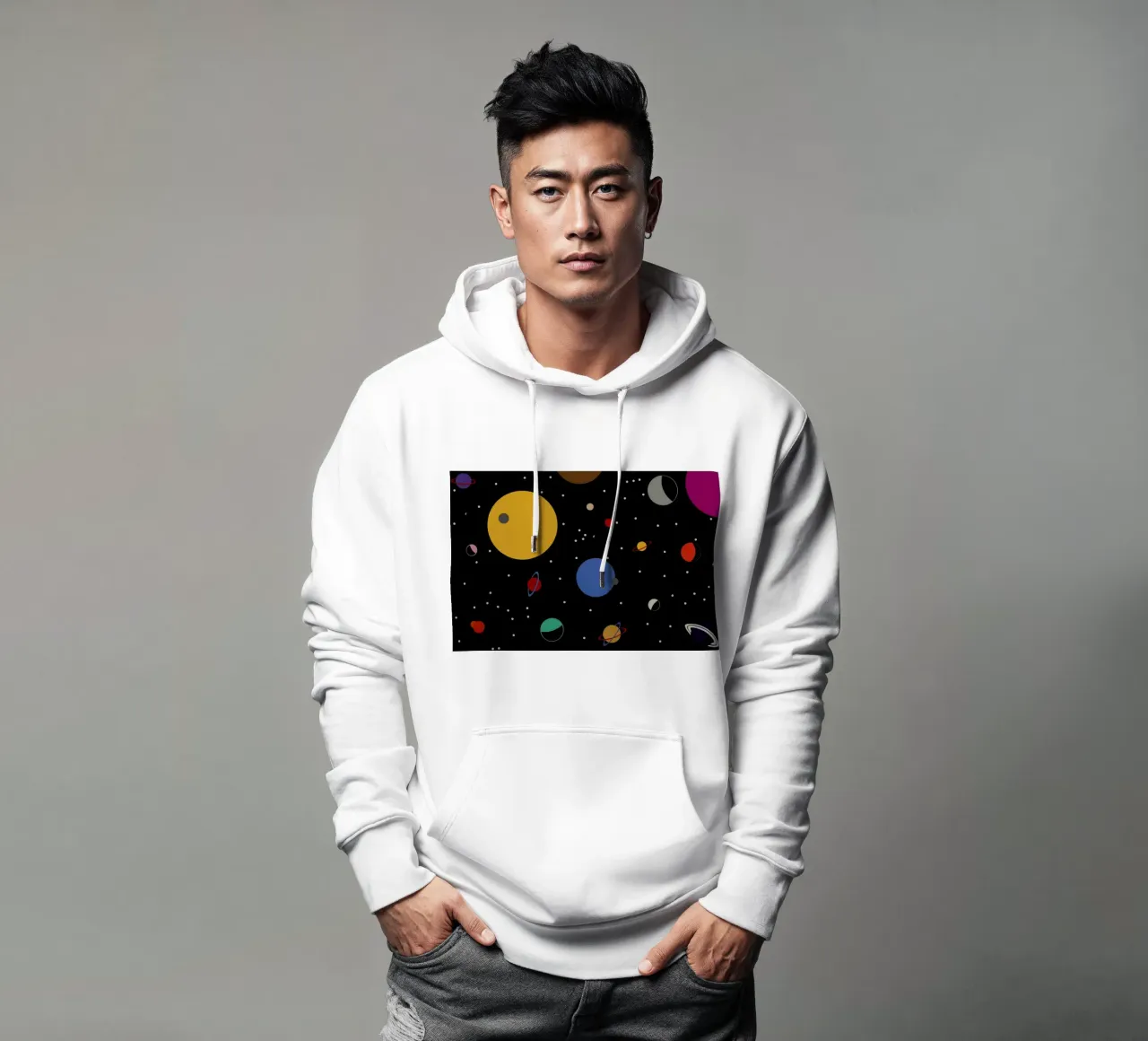 Outer Space Hoodie von Rosi Feist