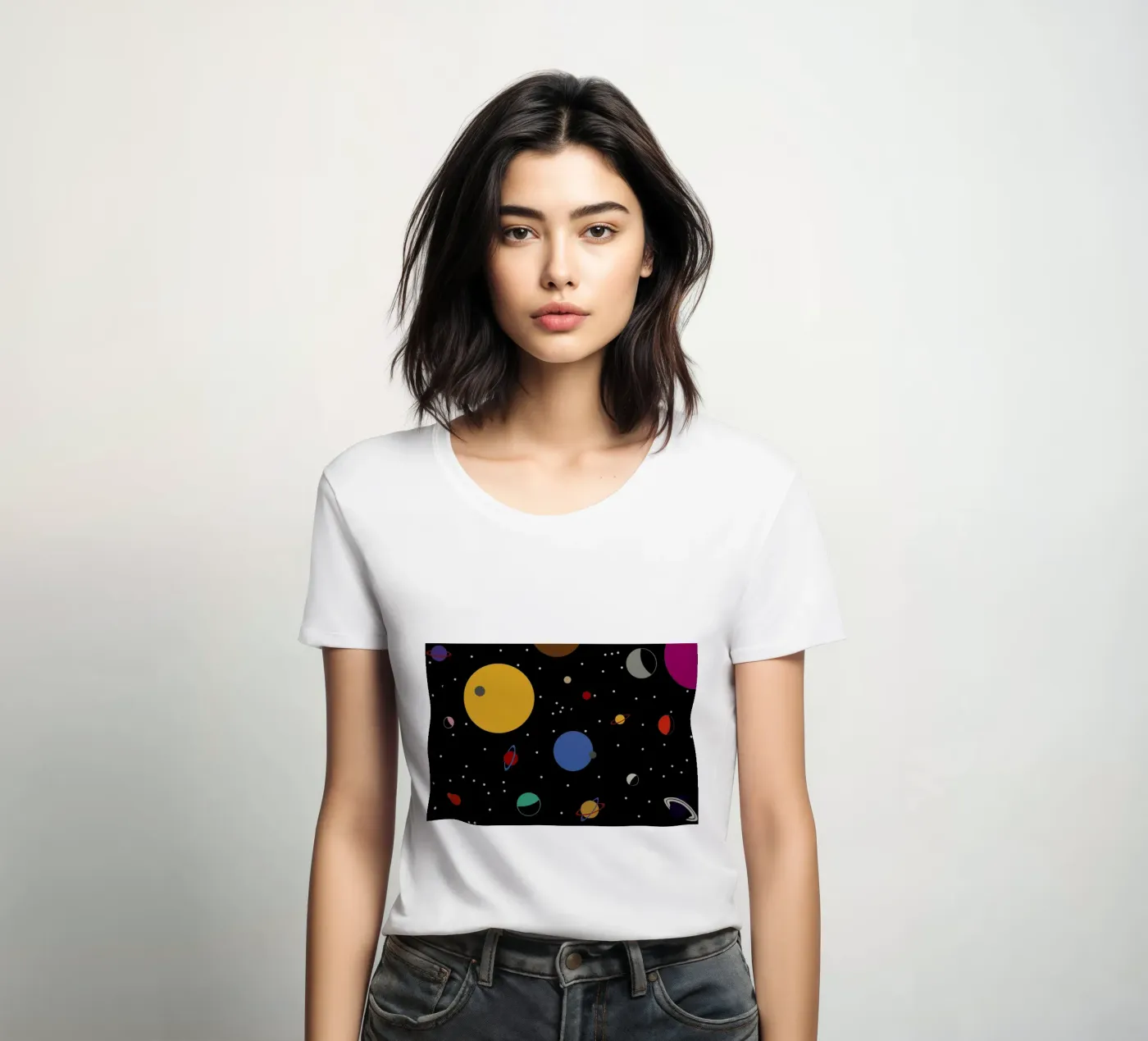 Outer Space t-shirt da donna da Rosi Feist
