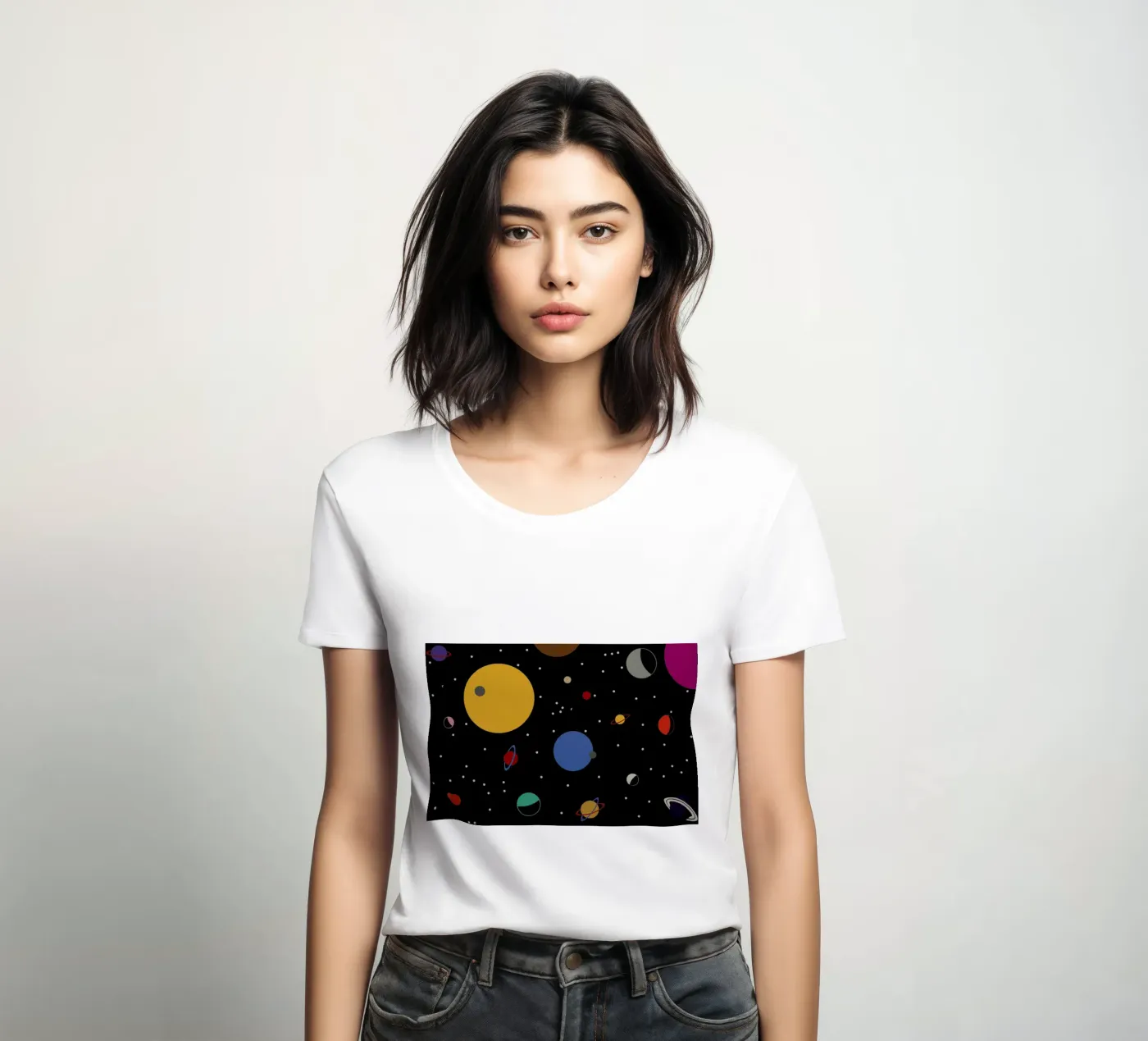 Outer Space t-shirt da donna da Rosi Feist