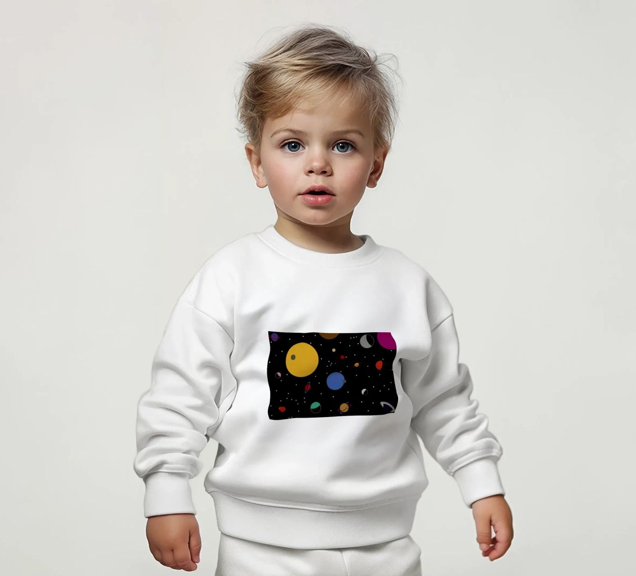 Outer Space felpa neonato da Rosi Feist