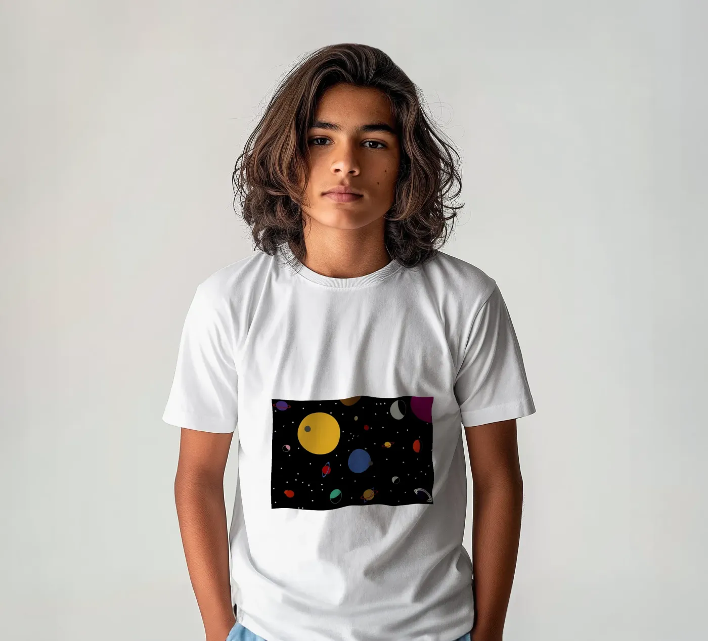 Outer Space t-shirt bambini da Rosi Feist