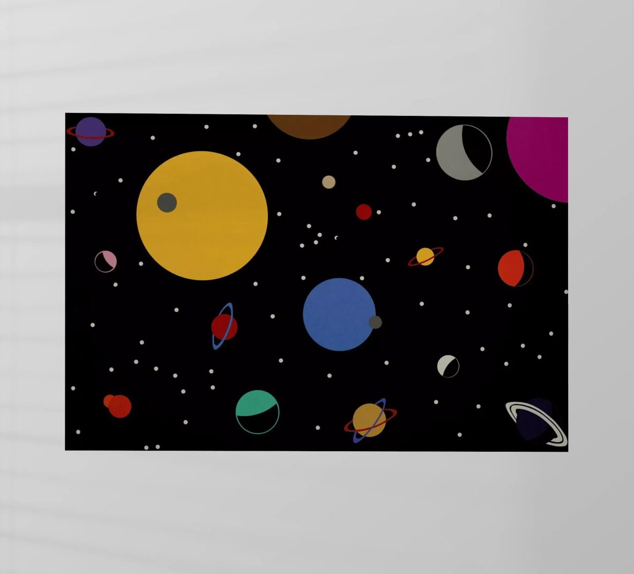 Outer Space pellicola backlit da Rosi Feist